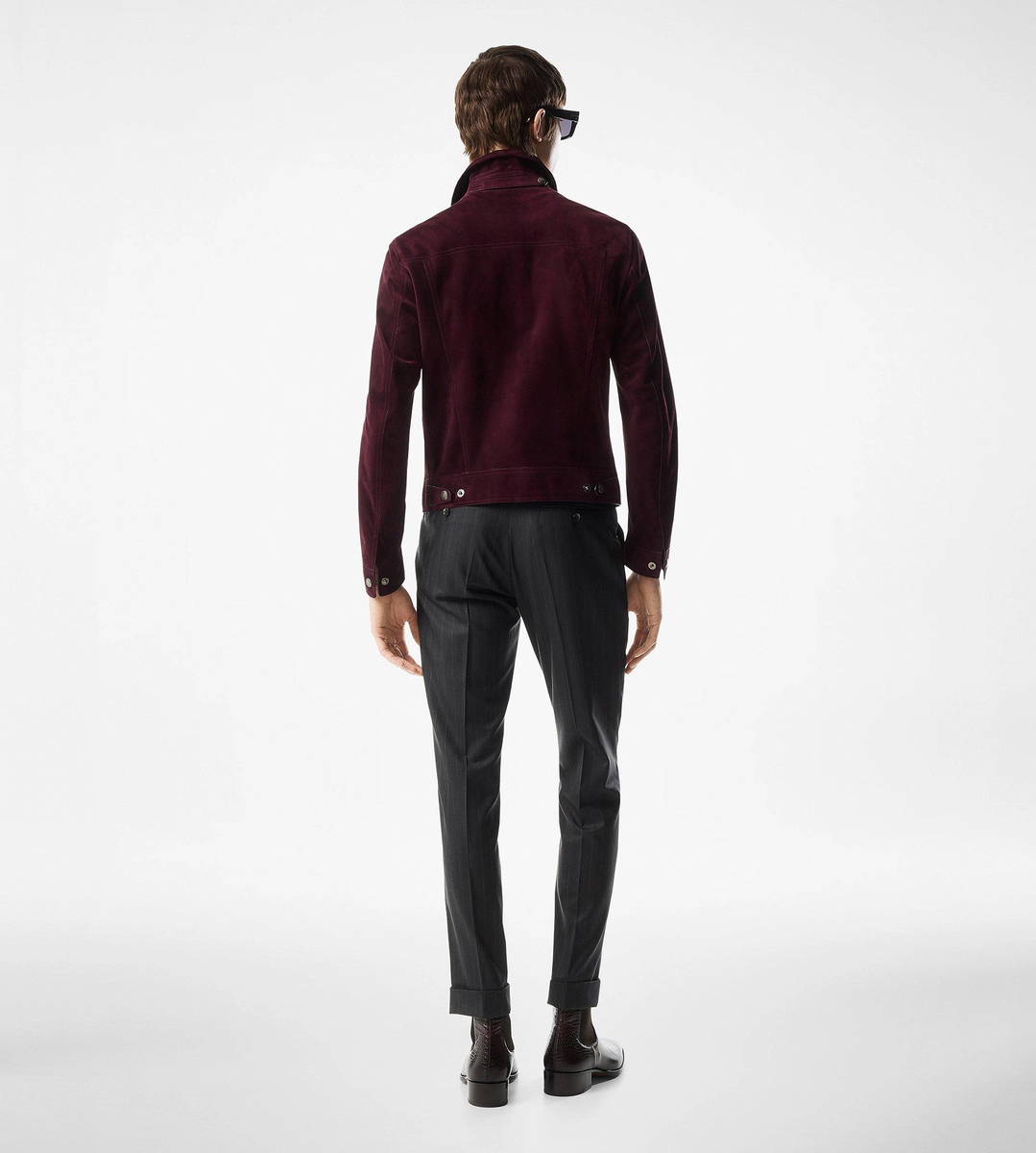 Westernjacke aus Kaschmir-Wildleder Westernjacke aus Kaschmir-Wildleder