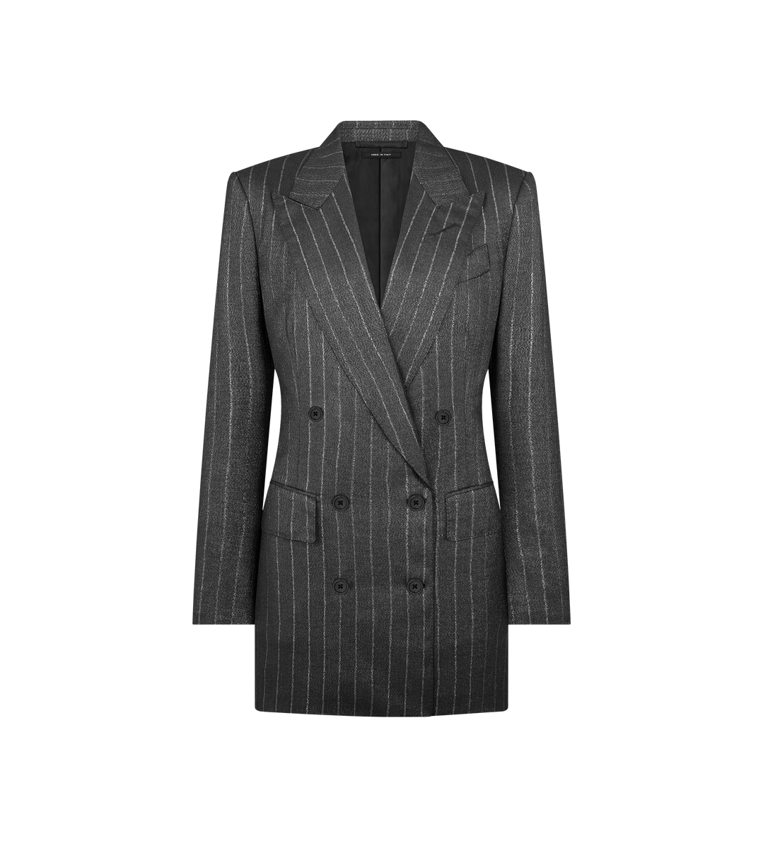 ZWEIREIHIGE JACKE MIT SPITZEM REVERS ZWEIREIHIGE JACKE MIT SPITZEM REVERS