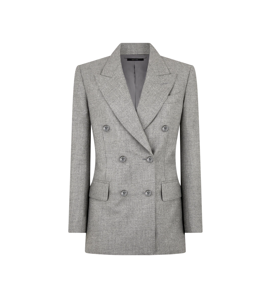 ZWEIREIHIGE JACKE „WALLIS“ AUS KASCHMIR-FLANELL ZWEIREIHIGE JACKE „WALLIS“ AUS KASCHMIR-FLANELL